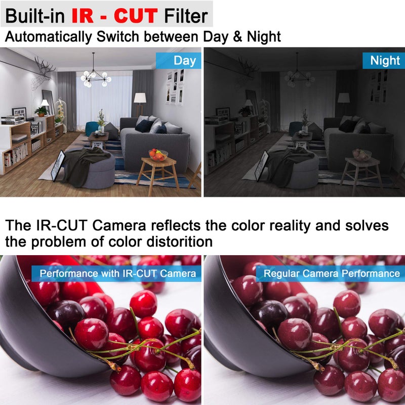 SVPRO 1080P Night Vision USB Camera CMOS OV2710 IR LED Infrared Webcam with IR Cut HD Surceillance Camera 3.6mm Lens Mini Cam with Metal Casing for Android Windows Linux Mac Raspberry - Image 3